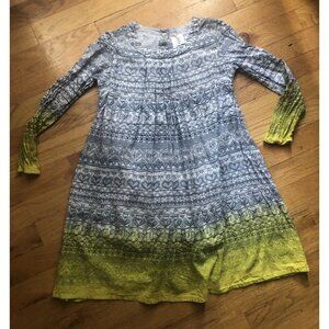 Yobaby Size 9 Cotton Dress Long Sleeved